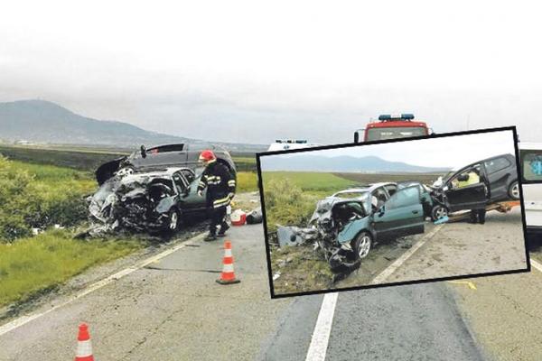 SMRSKANA KOLA, SRČA PO PUTU! U jezivom udesu kod Vršca poginuli Srbin i Rumun! (FOTO)