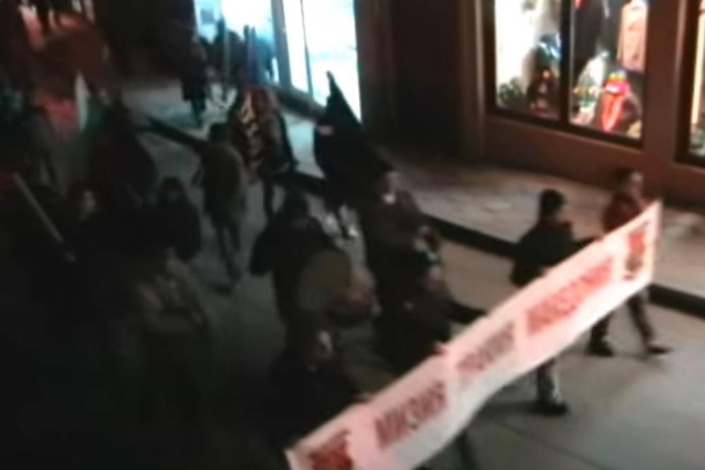 SRBI PO 5 POD NOŽ! Jezivo skandiranje pripadnika VMRO! (VIDEO)