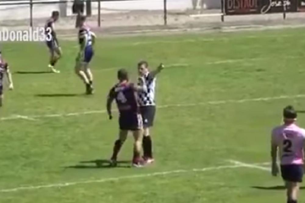 ZGROZIO SVET! Francuski tinejdžer razvalio lice sudiji, a potom popio teške batine! (VIDEO)