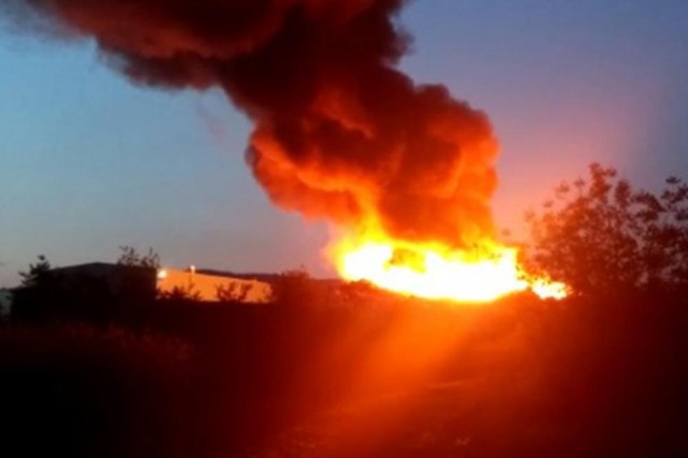 GOREO ZAGREB: 30 vatrogasnih ekipa gasilo požar, sumnja se da je PODMETNUT! (VIDEO)