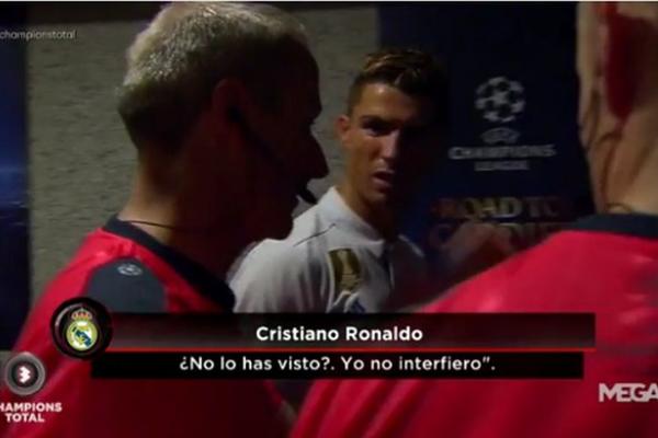 MOŽE LI DA BUDE KAŽNJEN ZBOG OVOGA? Ronaldo napao sudiju u tunelu na poluvremenu! (FOTO)