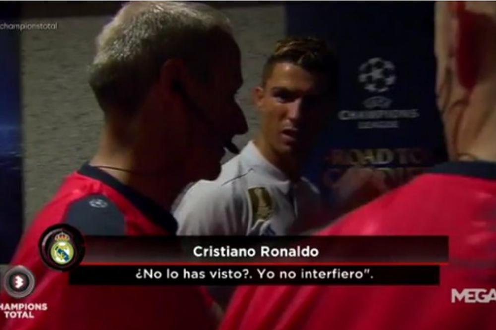 MOŽE LI DA BUDE KAŽNJEN ZBOG OVOGA? Ronaldo napao sudiju u tunelu na poluvremenu! (FOTO)