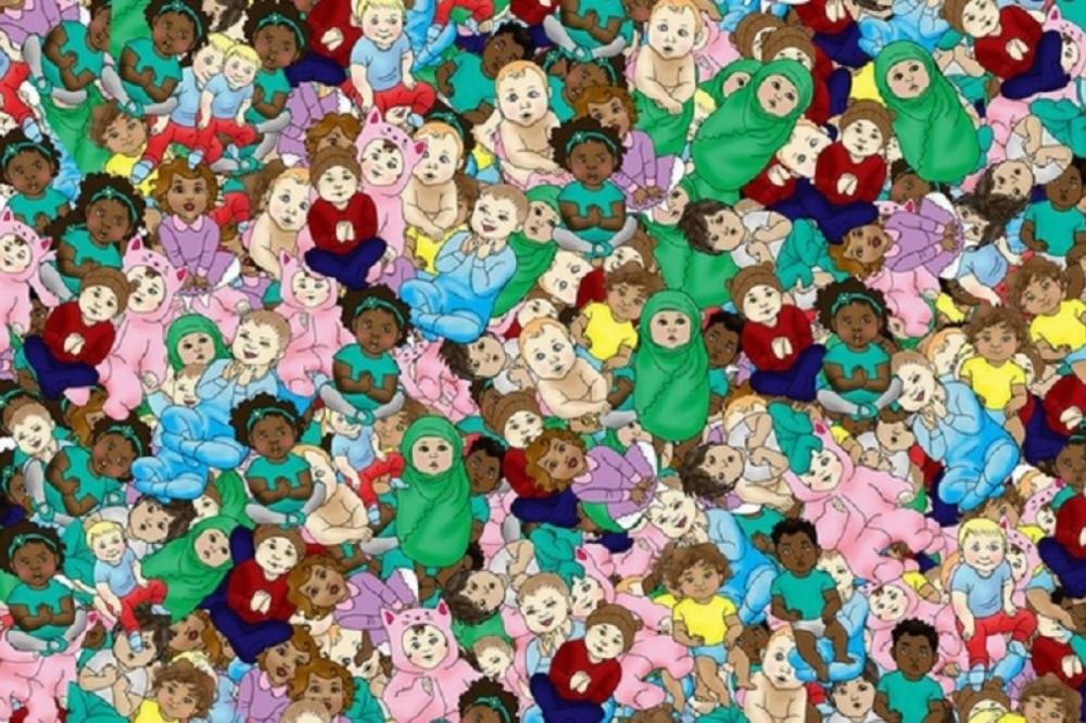 Ako pronađete bebu koja spava za manje od 30 sekundi, vaša inteligencija je iznad proseka! Sat u ruke i testirajte se! (FOTO)