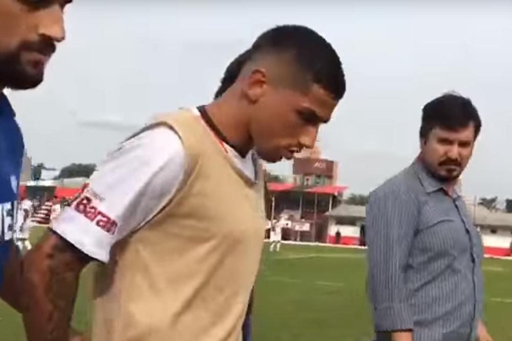 BRAZIL NIJE LEPO MESTO ZA ŽIVOT! Fudbaler uhapšen USRED UTAKMICE! (VIDEO)
