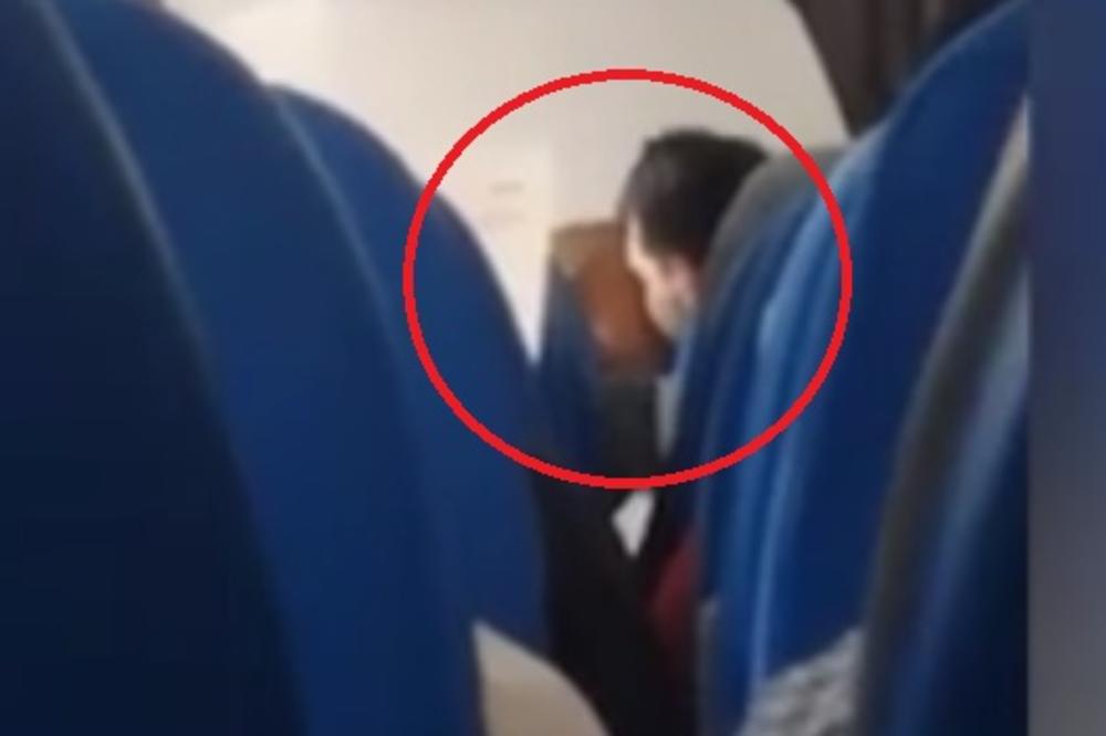 TAJNO SNIMLJENI! Nisu mogli da izdrže: Vreli poljupci Nataše Bekvalac i Luke Lazukića u avionu! (VIDEO)
