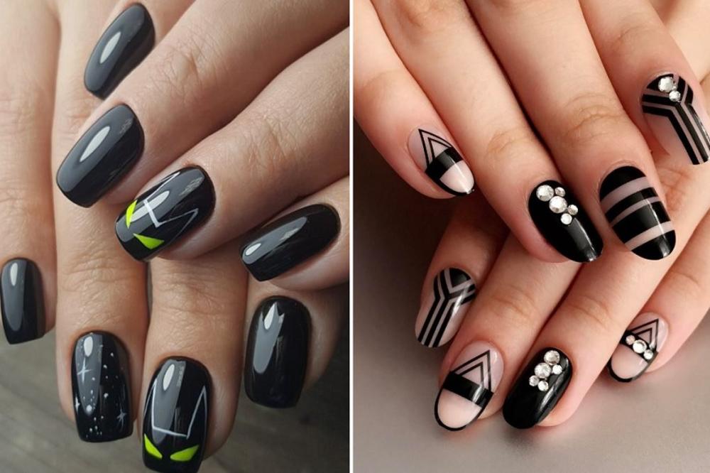 Voliš da nosiš crno? Onda je ovih 16 manikira kao stvoreno za tebe! (FOTO)