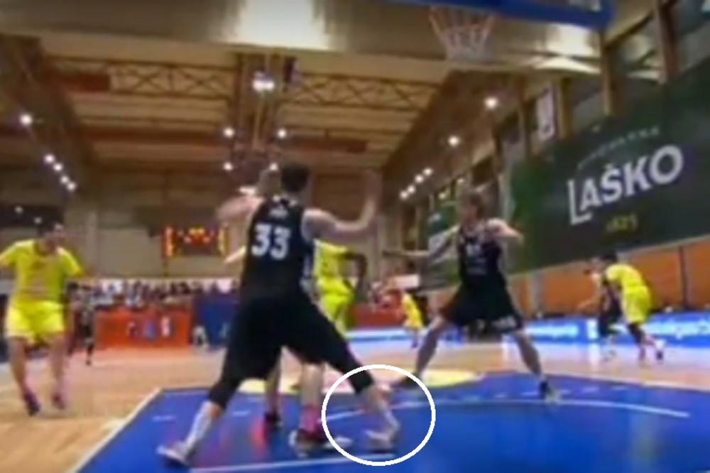 PAKAO! Jeziva povreda igrača Partizana, Džikić odmah skočio, UŽAS! (VIDEO)
