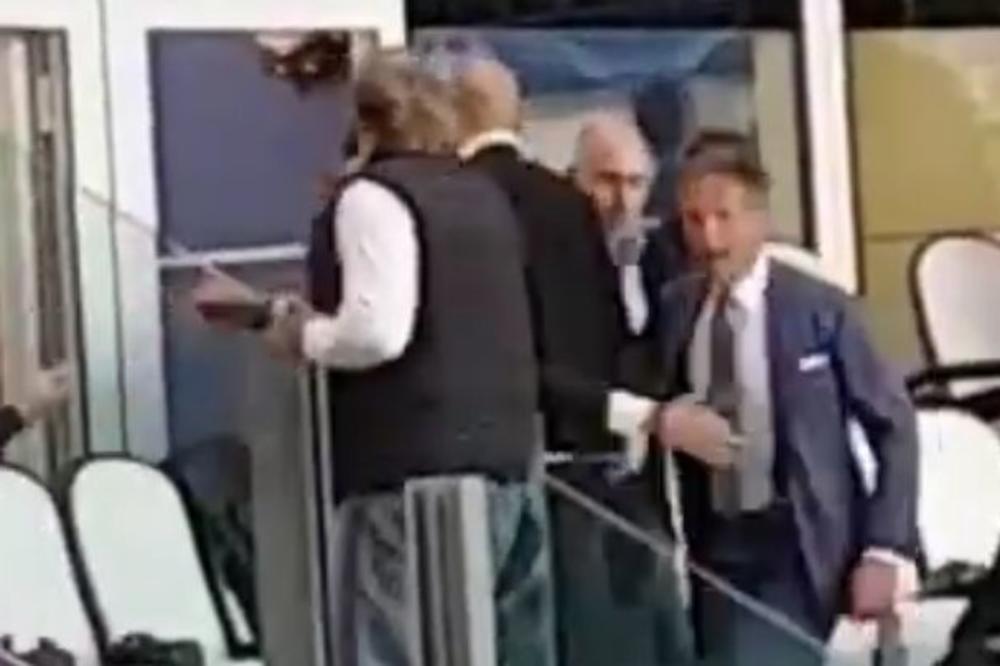 NASTAVIO SE RAT NAVIJAČA JUVENTUSA I SINIŠE! Mihu su provocirali sve vreme, a kada se zaleteo na njih, krenula je bežanija! (VIDEO)
