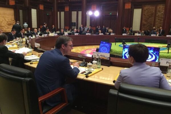 VUČIĆ U KINI ZA OKRUGLIM STOLOM LIDERA: Tu su i Putin, Erdogan, Cipras...