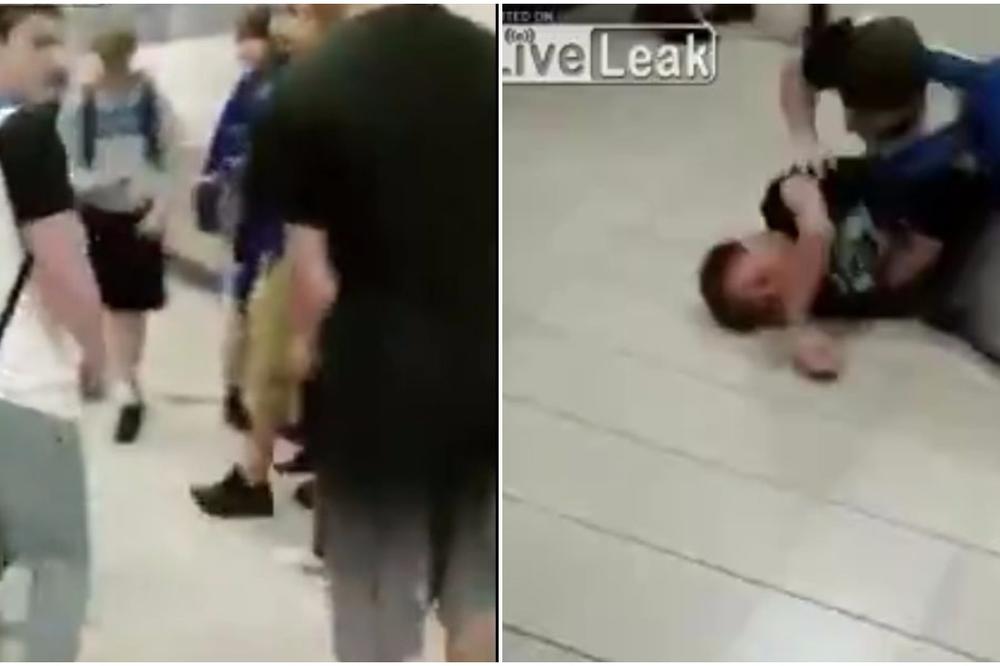 SILEDŽIJA JE MALTRETIRAO MOMKA U ŠKOLI I UDARIO GA JE PESNICOM U LICE: Posle 2 sekunde, baš je zažalio! (VIDEO)