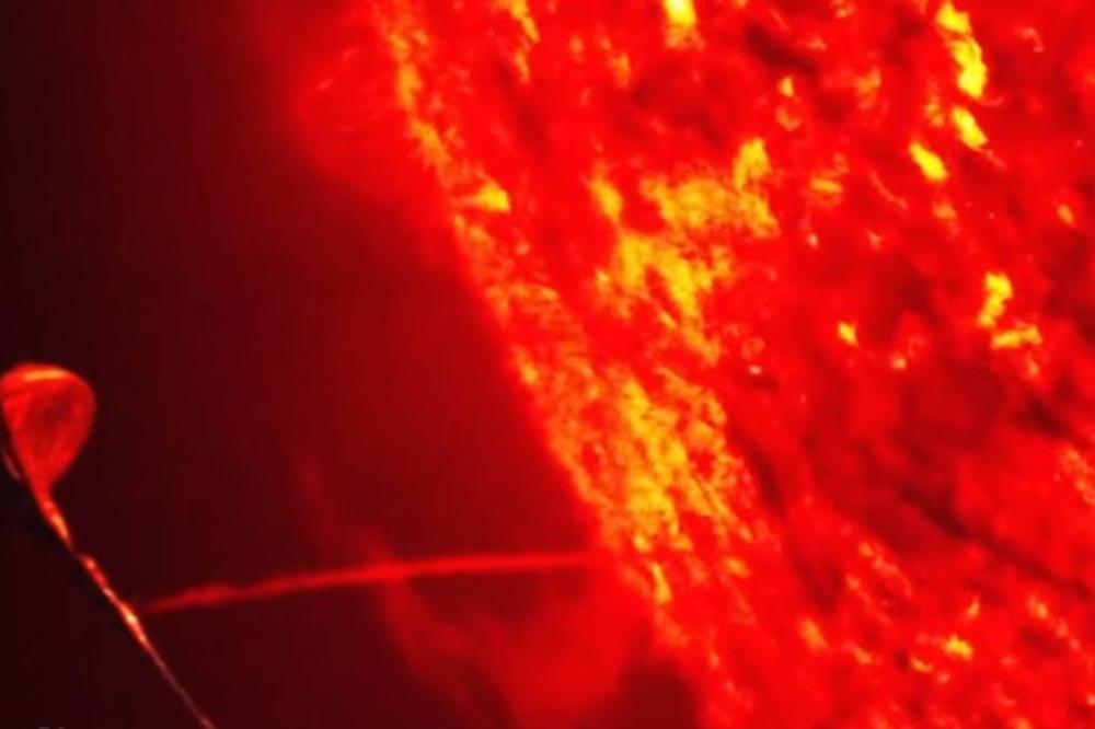 SVEMIRSKI BROD PUNI GORIVO NA SUNCU?! Šta vi mislite o ovom snimku? Izgleda... (VIDEO)