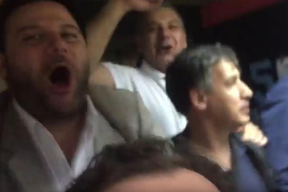 Neviđeni snimak iz Partizanove lože kad je Đurđević zapečatio pobedu! Dva čelnika nisu znala gde se nalaze, sve se treslo! (VIDEO)