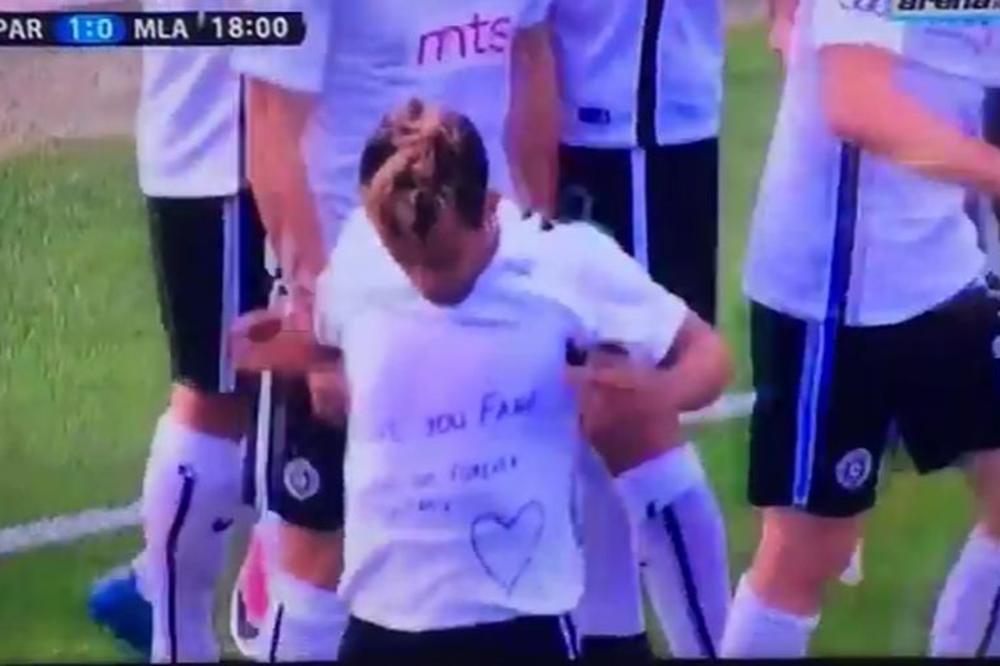 OKEAN EMOCIJA U HUMSKOJ! Leonardova poruka navijačima Partizana je nešto što će Grobari pamtiti zauvek! (VIDEO)