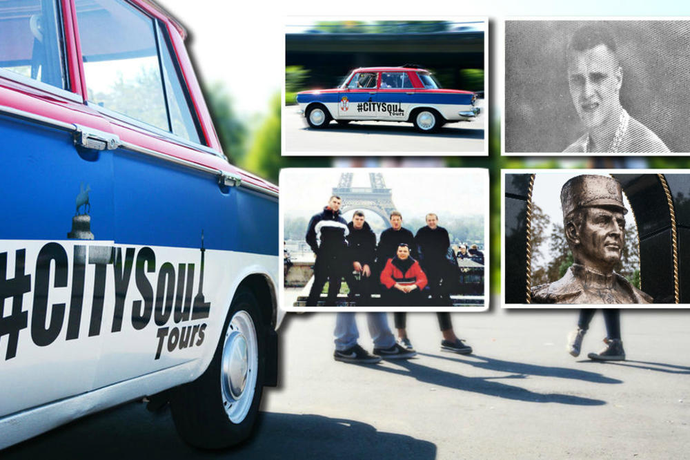 Gangsterska tura po Beogradu u tristaću oslikanom trobojkom: Arkanovo ubistvo, Zemunci, Kneletova smrt... (FOTO) (VIDEO)