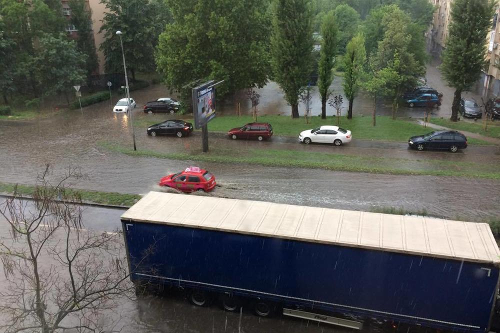 NOVI SAD POTOPLJEN, NEVREME PRETI CELOJ SRBIJI: Kreće novo ludilo s vremenom, čuvajte se! (VIDEO)
