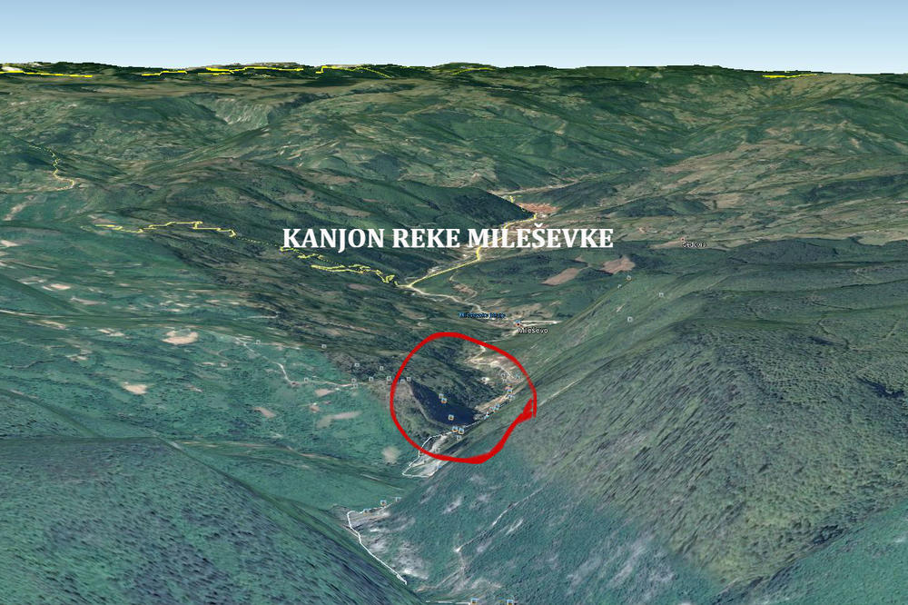 TRAGEDIJA KOD PRIJEPOLJA: Mladić pao sa 50 metara u kanjon reke Mileševke i poginuo!