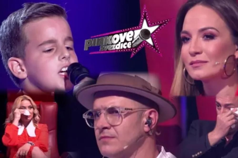 DEČAK KOJI NE VIDI 50 ODSTO OPET RASPLAKAO ŽIRI: Komnen posvetio pesmu devojčici stradaloj u bombardovanju (FOTO) (VIDEO)