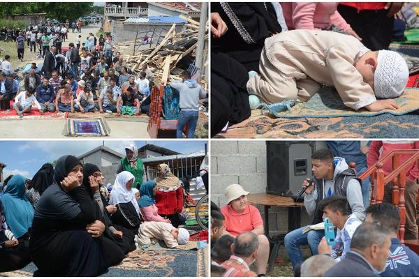 POTRESNA SCENA ISPRED PORUŠENOG MOLITVENOG DOMA: Vernici se klanjaju Bogu na ulici! (FOTO) (VIDEO)