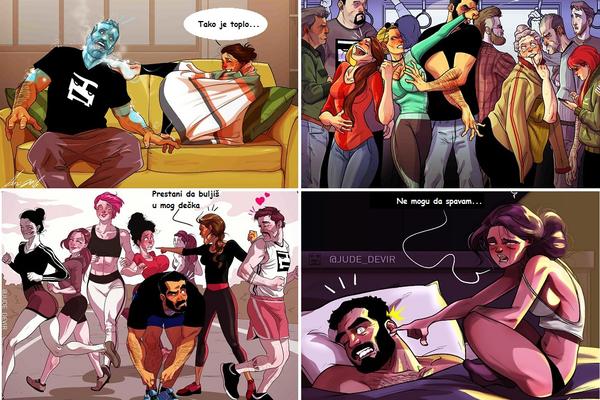 Kako izgleda svakodnevni život sa ženom? Ovaj umetnik to savršeno opisuje! (FOTO)