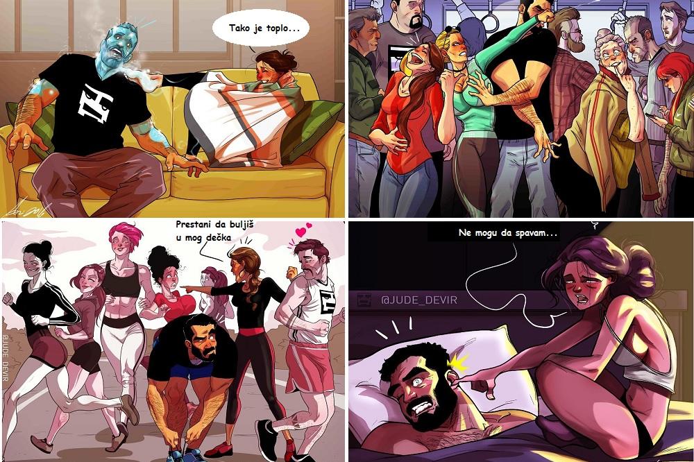 Kako izgleda svakodnevni život sa ženom? Ovaj umetnik to savršeno opisuje! (FOTO)