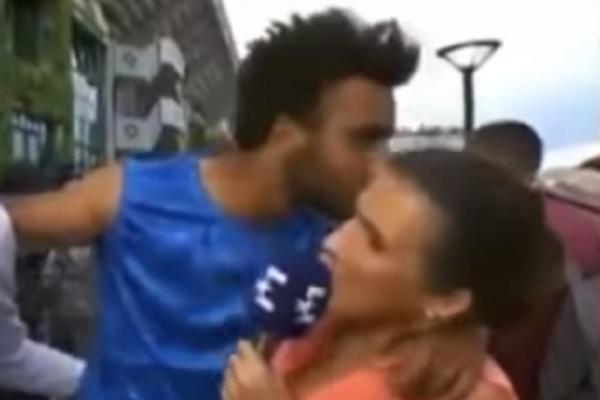 NOVI SKANDAL NA ROLAN GAROSU! Teniser oteran sa turnira jer je napastvovao prelepu voditeljku pred kamerama! (VIDEO)