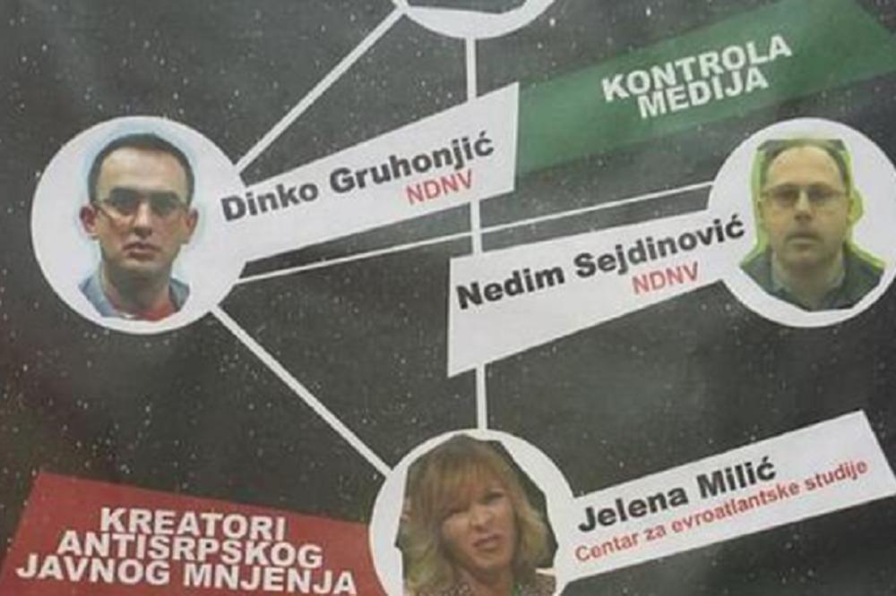 U Novom Sadu se pojavile nalepnice koje novinare i aktiviste prikazuju kao DRŽAVNE NEPRIJATELJE! (FOTO)