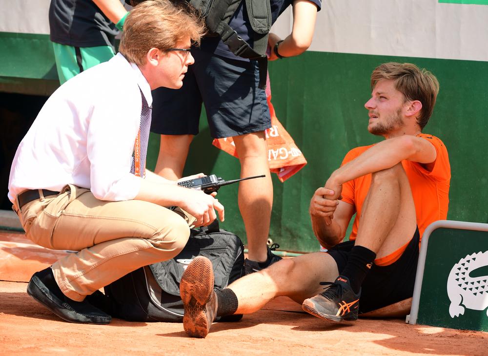 David Gofan nije mogao da završi susret  