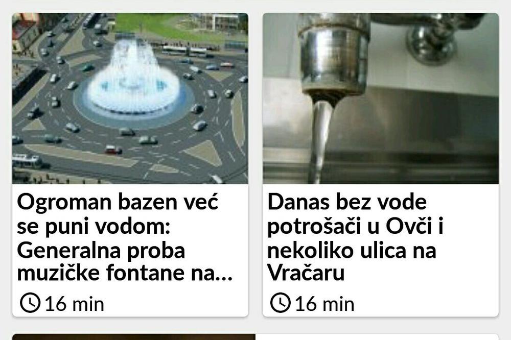BEOGRAD, SRBIJA, 2017: Dve vesti, jedna pored druge!