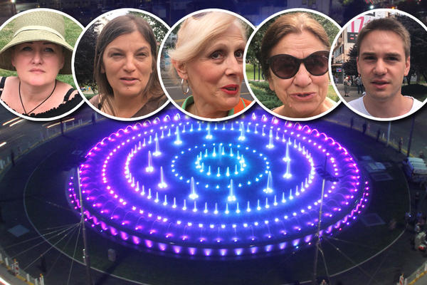 KIČ, BLJEŠTAVILO ILI RAJ ZA OČI: Evo šta Beograđani misle o novoj FONTANI NA SLAVIJI (VIDEO)