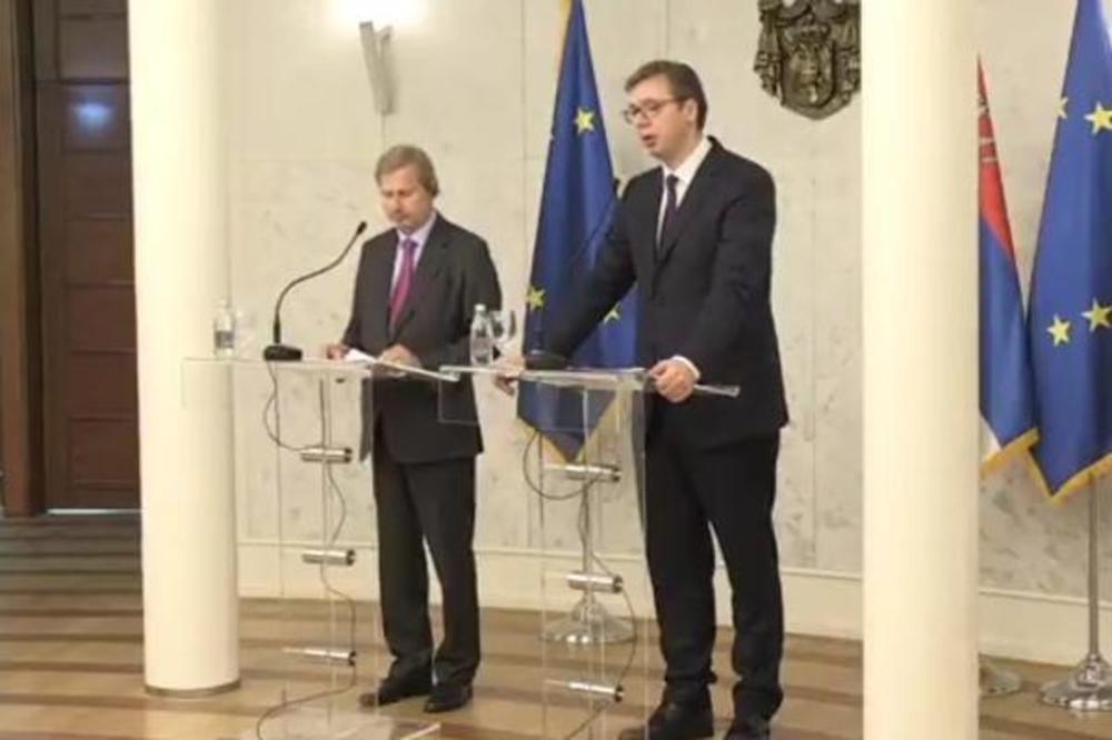 SASTANAK U VILI MIR Han u gostima kod novog predsednika Srbije: Želimo mir u regionu!