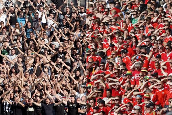 KRV ZA BRAĆU IZ SRBIJE! Velški navijači su ovim gestom kupili Grobare za sva vremena! (FOTO)