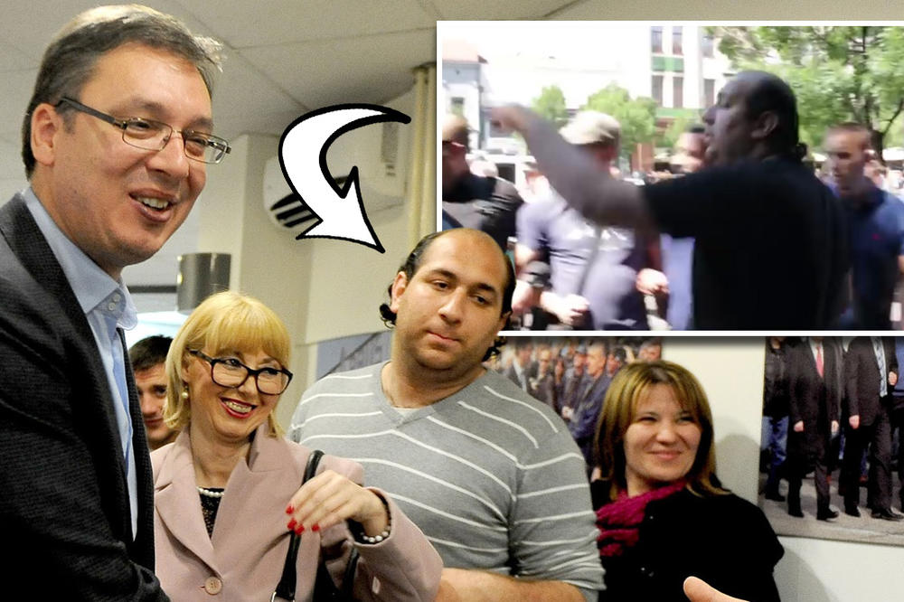 VUČIĆEV GORILA POSTROJAVA I NAROD I POLICIJU: Pogledajte kako SNS batinaš maltretira građane na Terazijama! (VIDEO)