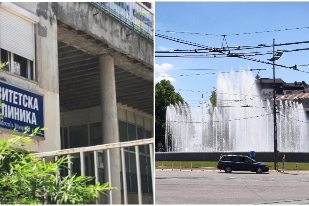 NA 5 MINUTA OD FONTANE KOJA SVIRA - DEČJA BOLNICA SE RASPADA: Pogledajte snimak pa recite jesmo li BACILI dva miliona evra? (VIDEO)