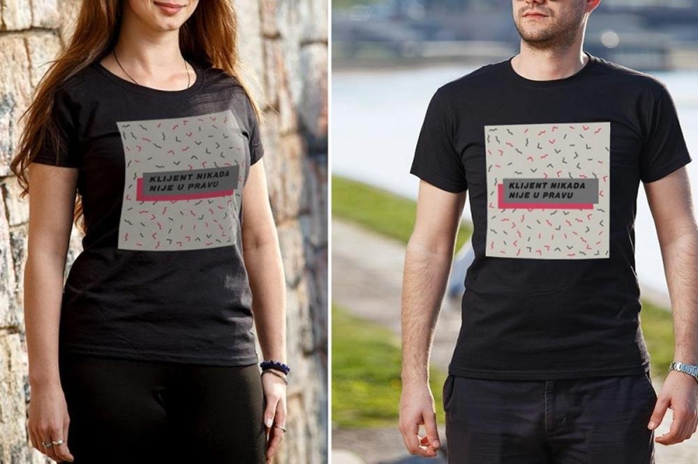 ZA SVE KOJI SE PREPIRU SA SVOJIM KLIJENTIMA:  Ne propustite - majica koja govori umesto vas!