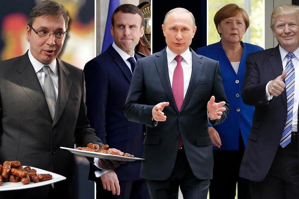 TRAMP, PUTIN, MERKEL I MAKRON NA INAUGURACIJI VUČIĆA: Ovo je samo pusta želja SNS, najveća zvezda je KOLINDA!