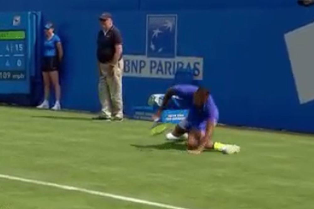 IZGLEDALO JE UŽASNO: Kirjos je imao mnogo sreće pri ovom padu, kaže da će igrati na Vimbldonu! (VIDEO)