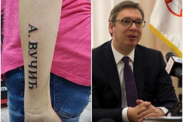 VUČIĆEVA PORUKA DEVOJCI IZ VRŠCA: Da li će ona sada zažaliti što je istetovirala njegovo ime?