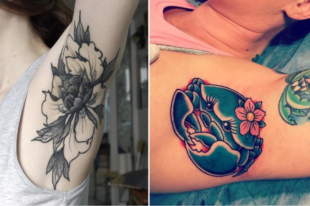 Tetovaže ispod pazuha su ludilo, ali i prava noćna mora ako ste golicljivi! (FOTO)