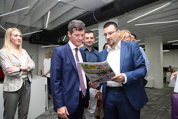 FRANCUSKI PRIVREDNICI POSETILI NAŠU KOMPANIJU: Adrija medija grupa je impresivna!