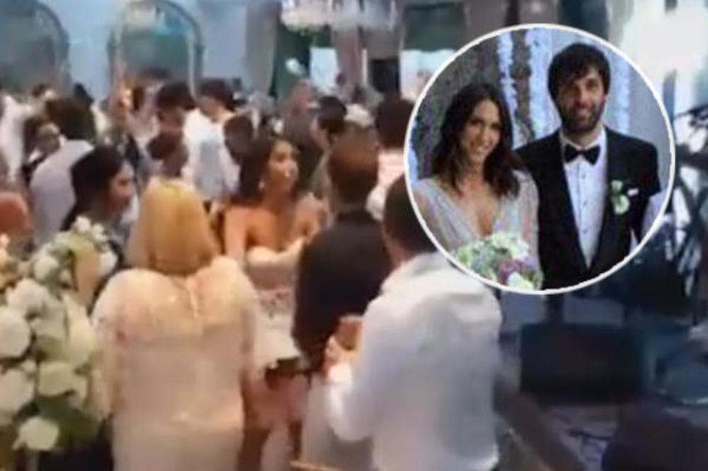 EKSKLUZIVNO: Pogledajte atmosferu na Jelisavetinoj i Teovoj svadbi! Mlada se presvukla, gosti u transu! (VIDEO)