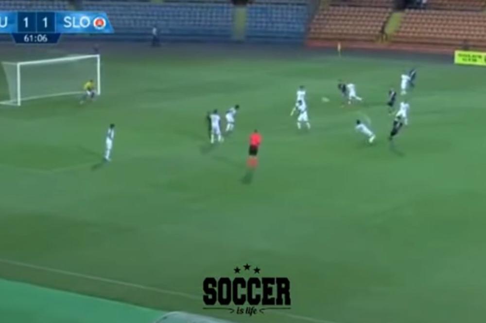 UBI PAUKA SA 25 METARA: Bivši vezista Zvezde snajperski preciznim udarcem postigao gol! (VIDEO)