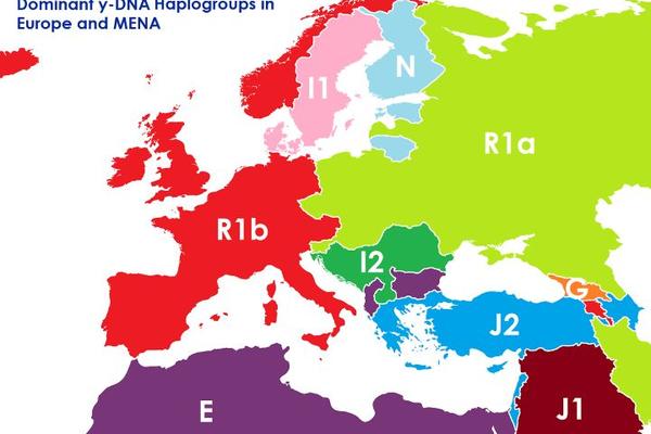 EVO KO SU NAM PRAVA BRAĆA: Ovako bi izgledale granice Evrope, da se delimo po DNK!