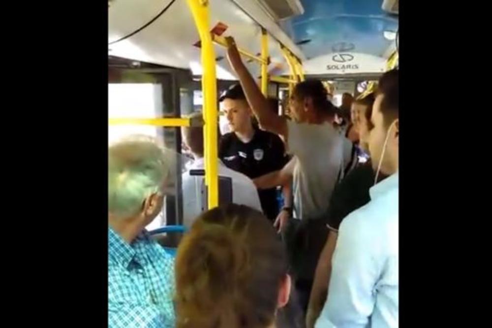 ŽENE UHAPSILE LOPOVA U GSP-U, PA POZVALE POLICIJU: Ovako je pao džeparoš iz autobusa! (VIDEO)