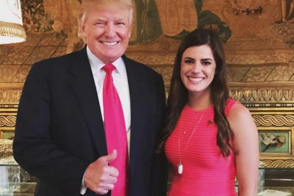KAD ČUJE MELANIJA, LETEĆE PERJE: Trampova lična asistentkinja ima 26 godina, kažu da ga je privukla svojim izgledom (FOTO)