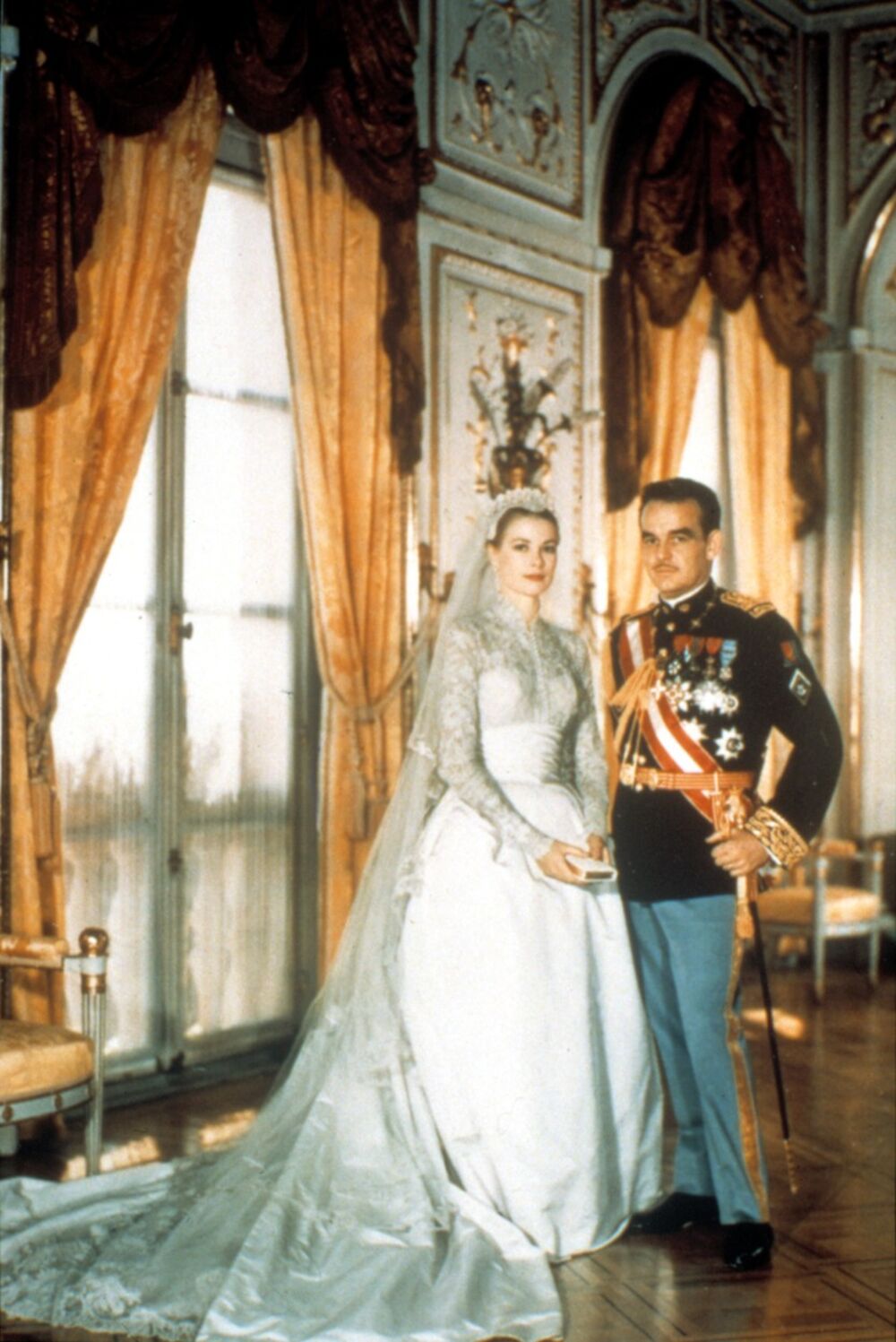 Grejs Keli i princ Renije na venčanju 