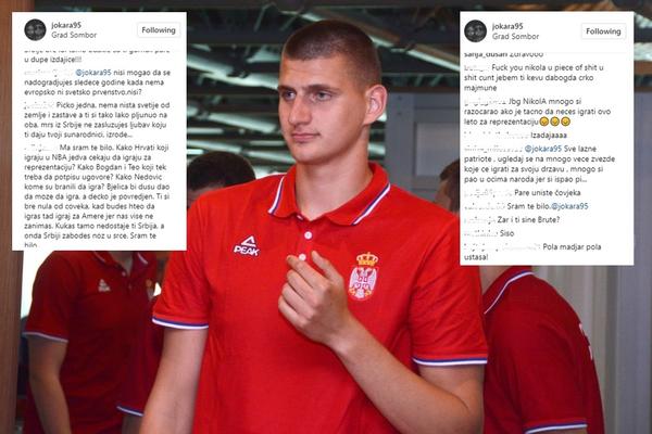 Majmune! Marš iz Srbije! Dabogda slomio obe noge! Do juče se kleli u Jokića, a sad ga najodvratnije vređaju i kunu! (FOTO)