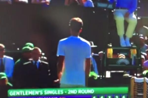 Skandal nad skandalima! Čovek koji je izbacio Vavrinku ponižavao sudiju na Vimbldonu! (VIDEO)