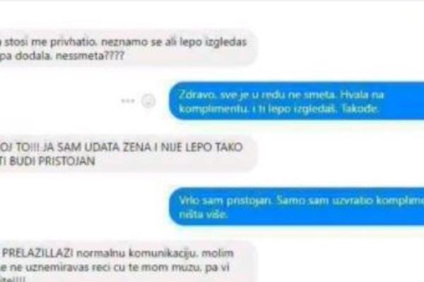 DODALA GA JE NA FEJSBUKU I REKLA MU DA LEPO IZGLEDA: A onda mu je napisala nešto što ga je MNOGO IZNERVIRALO