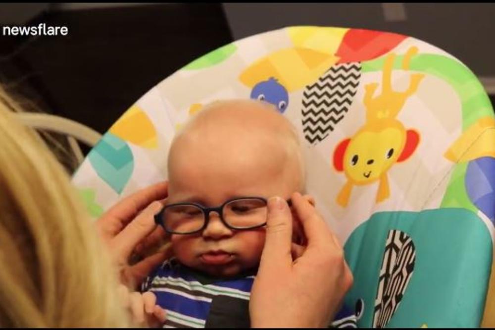 BEBICI SU STAVILI SPECIJALNE NAOČARE I ONA JE PRVI PUT VIDELA MAMU: Svi u redakciji smo plakali! (VIDEO)