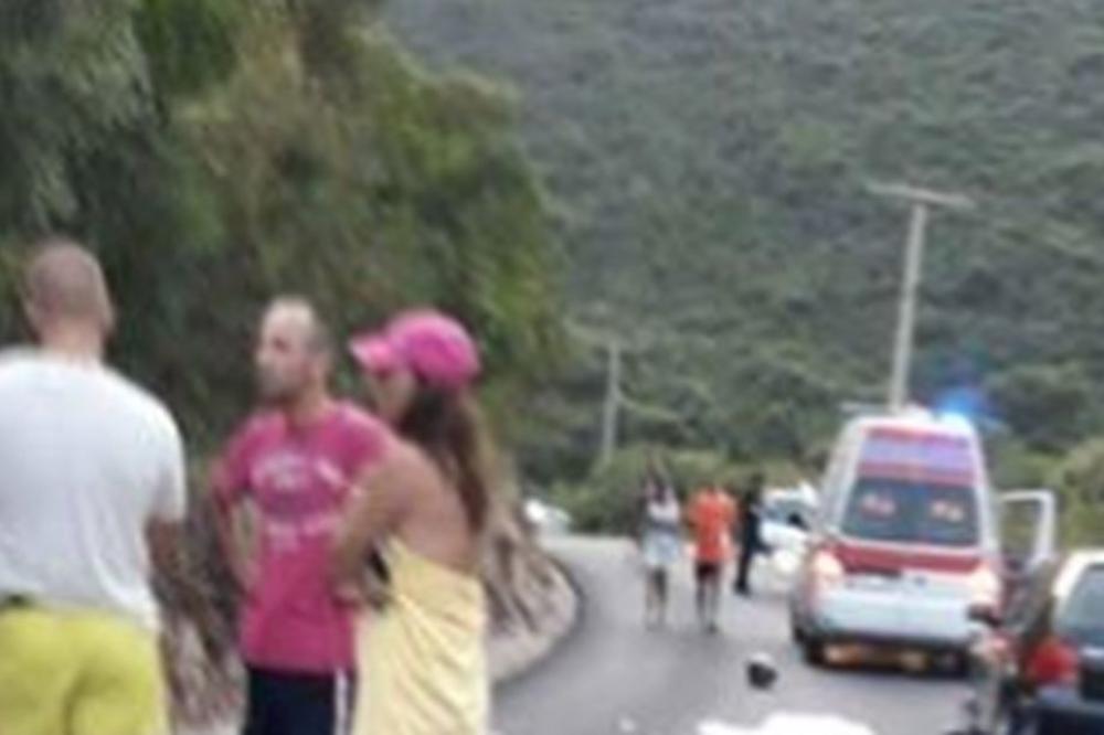 NESREĆA KOD BUDVE: Srbin i Srpkinja iz Velike Plane poginuli na motoru! (FOTO)